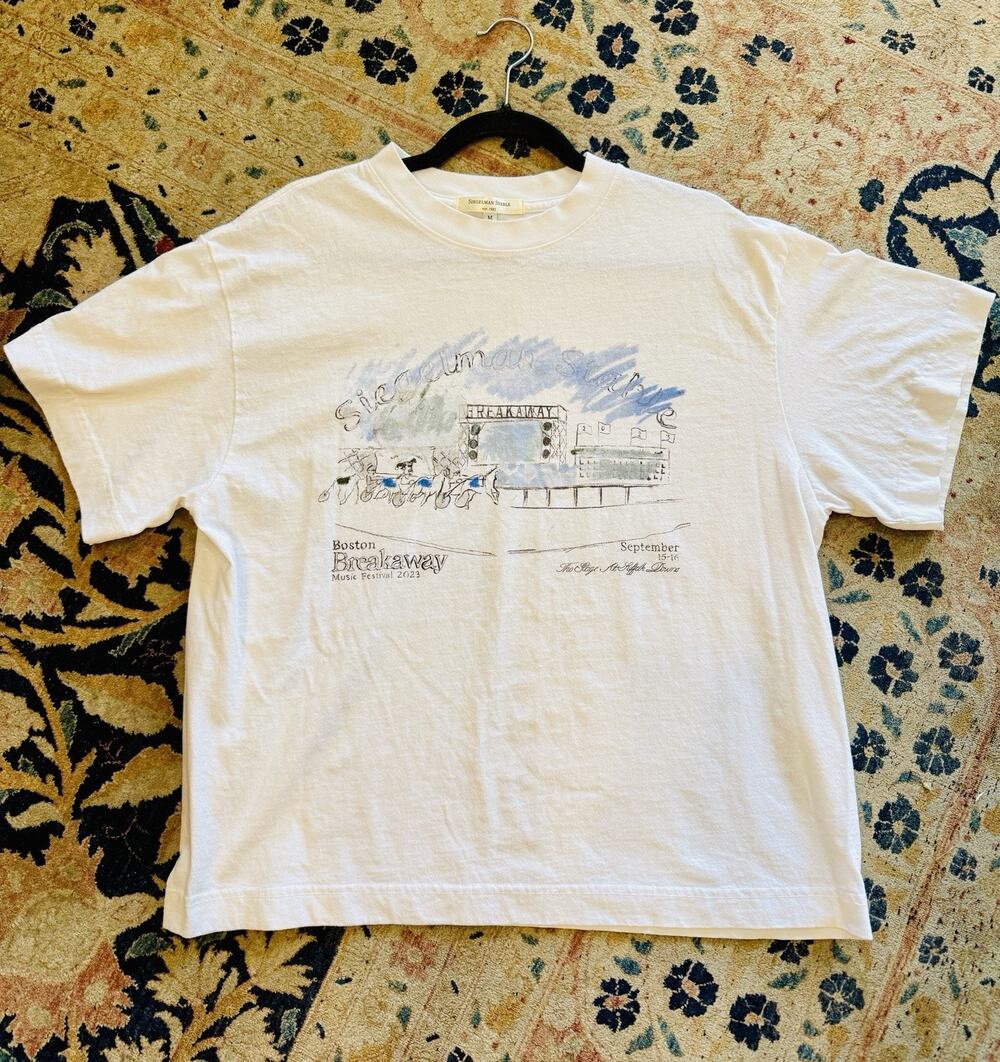 2023 Siegelman stable X Breakaway Boston Music Festival T-shirt White Medium